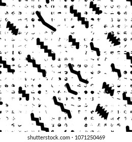 minimal Seamless pattern 80's - 90's years memphis design ..retro texture for your design.illustration can be used for background.
