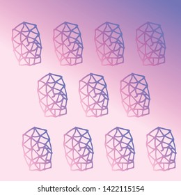 Minimal seamless pattern design. Colorful halftone gradients. Future geometric patterns. Vector template brochures, flyers, presentations, or pattern of product. - Vektor, EPS 10