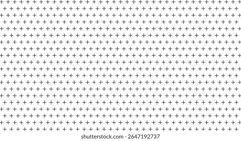 Minimal seamless pattern with geometric crosses for contemporary backgrounds and fabrics