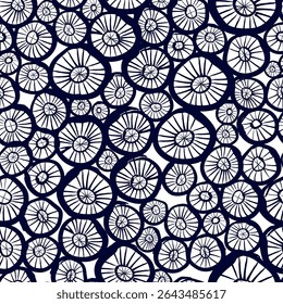 Minimal Seamless Pattern with Line Art Hand Drawn Texture. Abstract Linear Ornament for Minimalist Design. Trendy Modern Artistic Simple Abstract Vector Lines Background. Not AI
