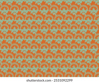 Minimal Seamless Pattern with little tiny wildflowers, hand drawn Vector Illustration , not AI , Design for fashion , fabric, textile, wallpaper , wrapping and all prints
