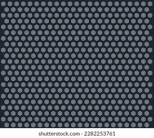 Minimal seamless patterns. Geometric simple shapes inspired in japanese decorative elements.