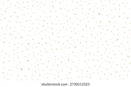 Minimal seamless wheat pattern with small beige grain elements on white background.