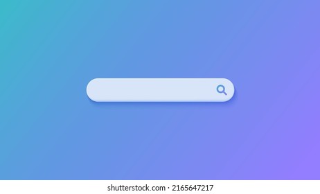 Minimal search bar. Simple and modern search bar design.