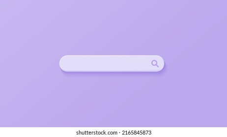 Minimal search bar. Simple and modern search bar design.