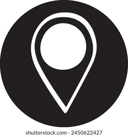 minimal Set of map pin location icons vector icon of simple forms of point of location Location pin icon. Map pin place marker. map pin icon flat vector illustration design.