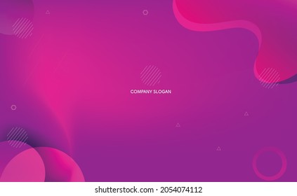 Fondo mínimo de forma. Composición de forma dinámica