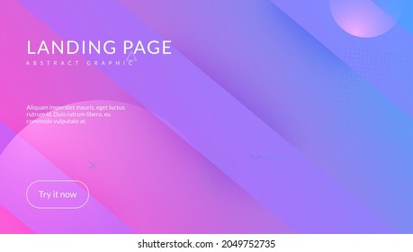 Minimal Shape. Digital Pattern. Mobile Paper. Creative Backdrop. Purple Plastic Cover. Flow Landing Page. Art Dynamic Design. Gradient Banner. Magenta Minimal Shape