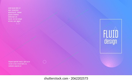 Minimal Shape. Futuristic Screen. Plastic Frame. Abstract Cover. Commercial Wallpaper. Purple Hipster Design. Wave Landing Page. Art Dynamic Poster. Violet Minimal Shape