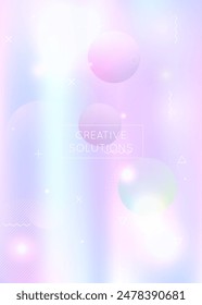 Minimal Shape. Round Banner. Blue Space Pattern. Science Dots. Modern Presentation. Neon Texture. Simple Flyer. Magic Multicolor Template. Violet Minimal Shape