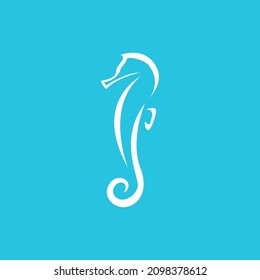 minimal shape seashore logo vector design, illustration