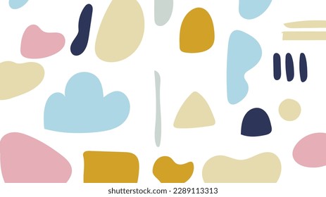 Minimal shape Used to decorate graphics online. isolated on white background ,Vector illustration EPS 10