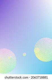 Minimal shapes cover with holographic fluid and halftone dots texture. Gradient shapes on vibrant background. Modern template for placard, presentation, banner. Minimal shapes cover in neon colors.