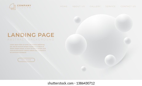 Minimal shapes and geometric trendy gradient composition dynamic background. The creative landing page template for business website design, application, advertise, magazine. Vector illustration
