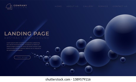 Minimal shapes and geometric trendy gradient composition dynamic background. The creative landing page template for business website design, application, advertise, magazine. Vector illustration

