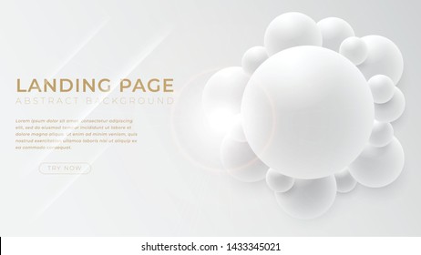 Minimal shapes and geometric trendy gradient composition dynamic background. The creative landing page template for business website design, application, advertise, magazine. Vector illustration

