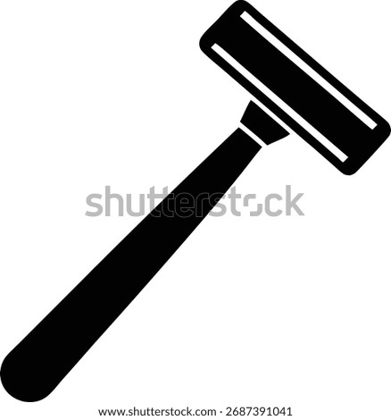 Minimal Shaving Razor Vector Illustration