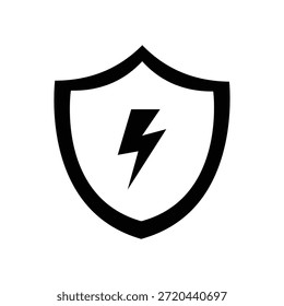Minimal shield icon set for professional and commercial use.