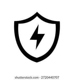 Minimal shield icon set for professional and commercial use.