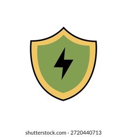 Conjunto de iconos de escudo mínimo para profesionales y Uso comercial.
