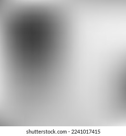 Minimal Silver Watercolor Vector Gradient Background. Metallic Empty Trendy Grey Gradient Mesh. Black Digital Liquid Aluminium Smooth Surface. Dark Monochrome White Smooth Blurry Wallpaper.