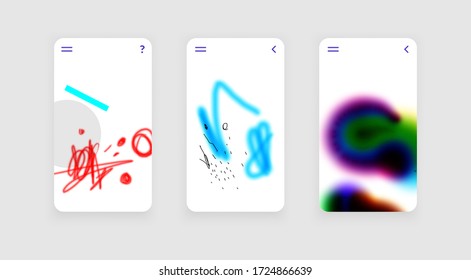 Fondo mínimo simple para aplicaciones móviles y página de inicio web diseño moderno de moda. Ilustraciones vectoriales de Eps10