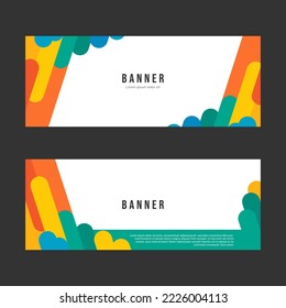 Minimal and simple banner design templates. - Vector.