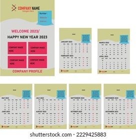 Minimal And Simple Calender 2023 Design