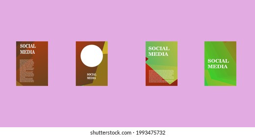 minimal simple design of color gradient
