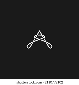 Minimal and Simple Letter A Monogram Logo Design