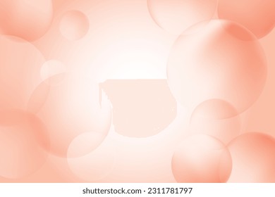 Minimal Skin tone nude gradient bubble abstract background