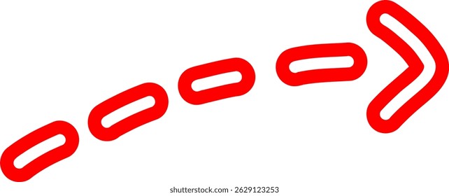 Minimal Small Red Arrow Marker
