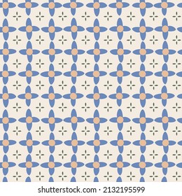 Minimal small scale of Flower Tile ,Morocco style seamless pattern vector EPS10,Design for fashion , fabric, textile, wallpaper, cover, web , wrapping and all prints 