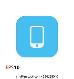 Minimal smartphone icon for web and mobile