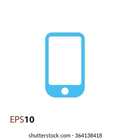 Minimal smartphone icon for web and mobile