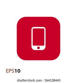 Minimal smartphone icon for web and mobile