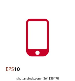 Minimal smartphone icon for web and mobile