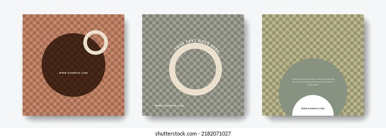 Minimal social media layouts, business square web banners, modern corporate templates with place for photo, editable elegant graphic design set for digital marketing, universal posts, multipurpose ads