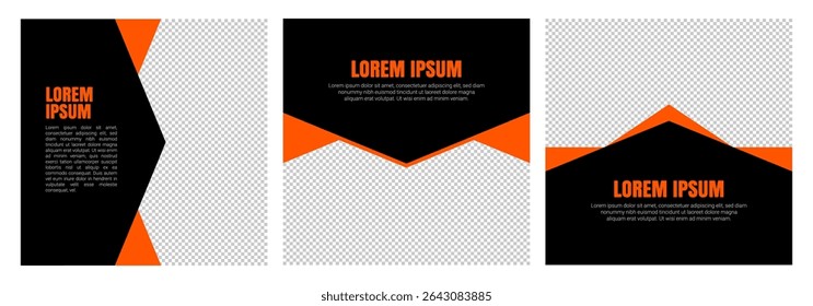 Minimal social media template. social media template pack to promote brand and advertise on different social media channels. Editable designs for promotion. templates for modern social media posts