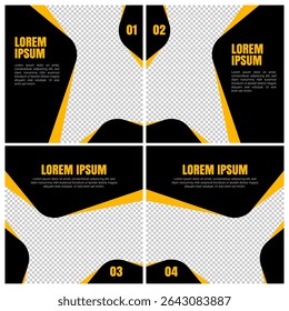 Minimal social media template. social media template pack to promote brand and advertise on different social media channels. Editable designs for promotion. templates for modern social media posts