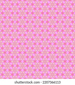 Minimal Soft Colors Vector Tile Geometric Flowers Floral Botanical Ornament Seamless Plaid Patterns Designed for Print and Suitable for Skirt Design Wrapping Paper and Wallpapers 