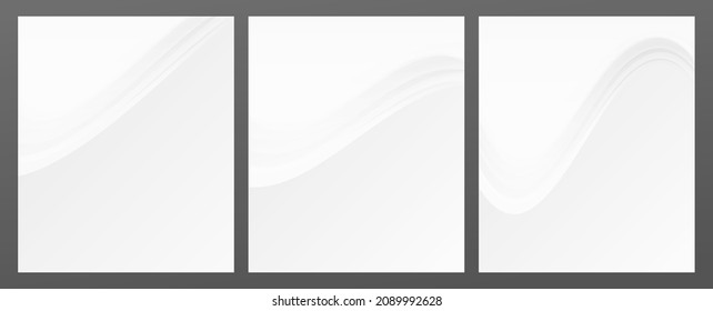 Minimal soft gradient and gray color tone cover design. Ideal for landing page