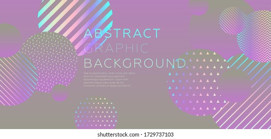 Minimal soft simple style liquid flow background with plastic shape composition. Eps10 vector