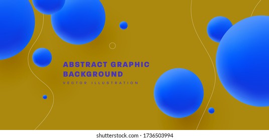 Minimal soft simple style liquid flow background with geometric shapes and patterns composition. Eps10 vector