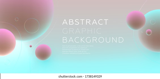 Fondo de flujo líquido mínimo suave y sencillo con composición de formas geométricas. Vector Eps10
