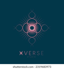 Minimal Space Logo design, Celestial logotype, Galaxy, Abstract, Simple, Minimalistic, Universe, Solar, Space, Sun logo, Star, S letter logo, Spiral logo, Space emblem, Galaxy sign, Icon