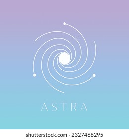 Minimal space logo design, Celestial logotype, Minimalistic, geometric, Space, Universe, Star