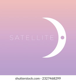 Minimal space logo design, Celestial logotype, Minimalistic, geometric, Space, Universe, Star