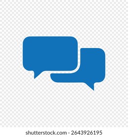 Minimal Speech Bubble Icon Set, Flat Design Symbols for Chat and Conversation, vector illustration eps 10.