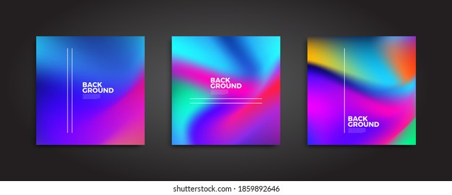 Minimal square banner and blurred design  Suitable for social media post   digital marketing  Vector illustration